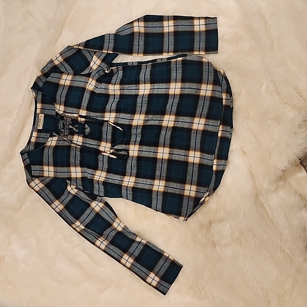 Green Plaid Flannel